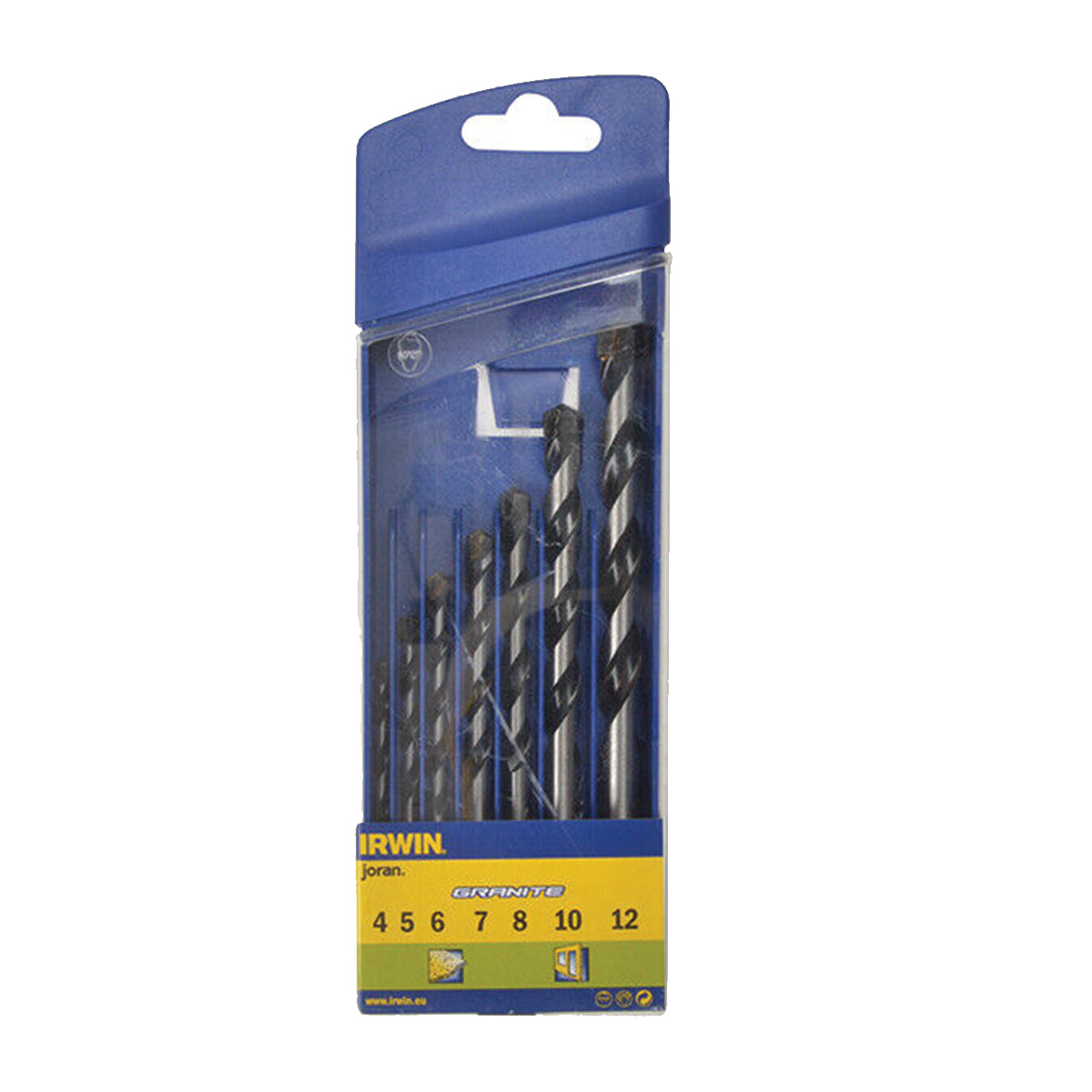 Jeu de 7 pièces - Pointes Granit Ø 4/5/6/7/8/10/12mm - IRWIN - 10501918 Jeu de 7 pièces - Pointes Granit Ø 4/5/6/7/8/10/12mm - IRWIN - 10501918